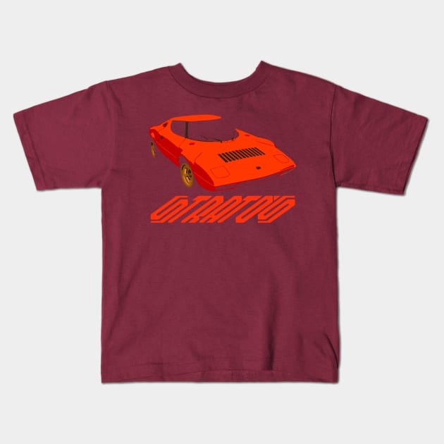 stratos Kids T-Shirt by retroracing